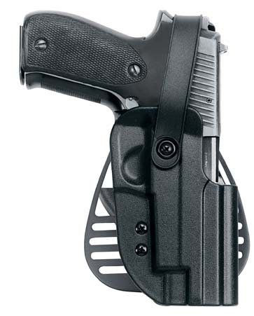 Uncle Mike's Kydex Concealment Paddle Holster with Thumb Break - Click Image to Close